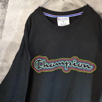 챔피온 맨투맨 트레이닝복 블랙 3XL C38,3