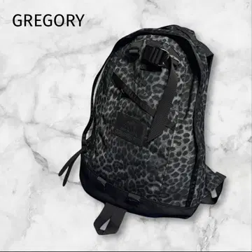 [새상품급] GREGORY 다크 레오파드 파인데이 백팩 레오파드 무늬
