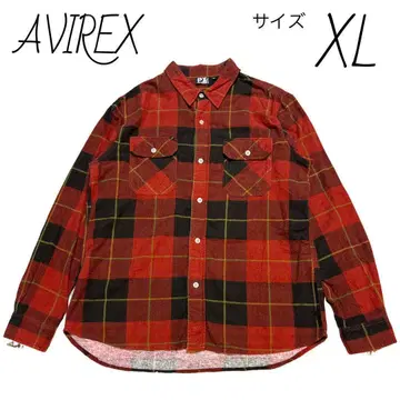 빈티지 아비렉스 AVIREX 플란넬 셔츠 사이즈 XL