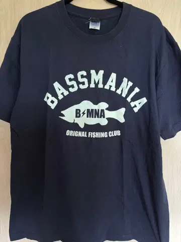 bassmania 바스매니아 T셔츠 XL 네이비 새상품급