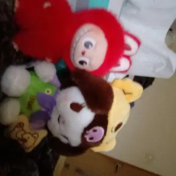 러브부 빨간 토끼 봉제 인형 쿠로미