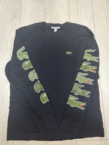 라코스테 블랙 롱T
