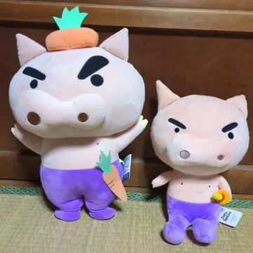 부리부리자에몽 봉제 인형 2개 세트