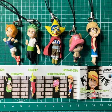 전 5종 [원피스 하사마레 스트랩] ONE PIECE 가챠 used