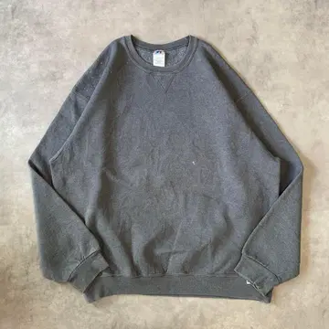 러셀 애슬레틱 맨투맨 무지 구제 의류 2XL 그레이 12401