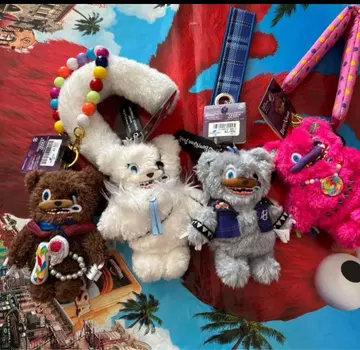 새상품 usj 하미곰 스트랩 포함 마스코트 키체인 4종 세트