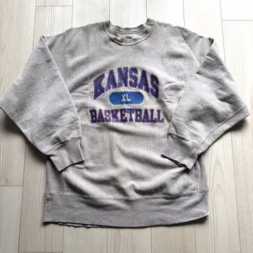 3단 로고 캡슐 리버스 위브 champion 80s 트리코 태그 XL