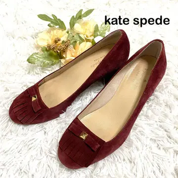 Kate spade 뉴욕 스웨이드 펌프스 와인 컬러