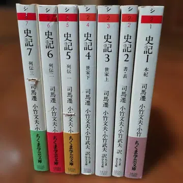 사기 1 2 3 4 5 6 7 치쿠마 학예 문고