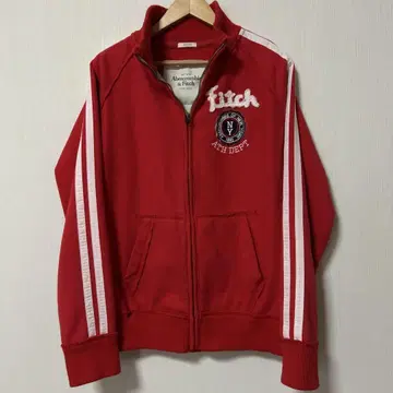 Abercrombie&Fitch 집업 맨투맨 레드 M