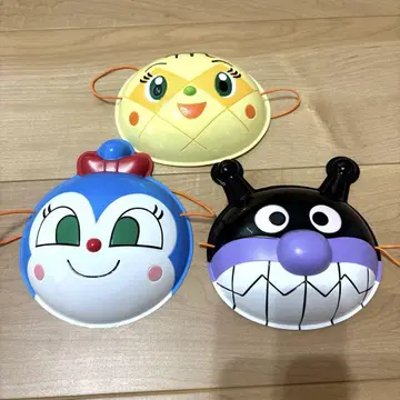 호빵맨 뮤지엄 한정판 데코멘 가면