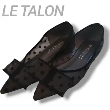 [ 새상품급 ] LeTalon 포인트 튤 리본 플랫 23cm