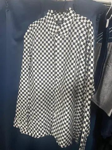 무신사 스탠다드 체커 패턴 긴팔 셔츠 XL