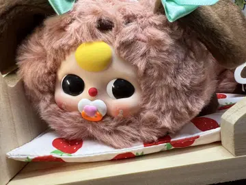 babythree 모후모후 펜 케이스 시리즈 짙은 핑크색 강아지 5
