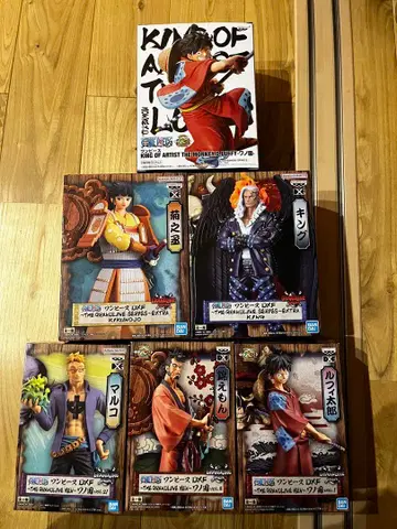 원피스 DXF, 킹 오브 아티스트 피규어 5체 세트 와노쿠니 편