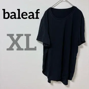 baleaf [ XL ] 반팔 T셔츠 크루넥 블랙 베어리프 블랙