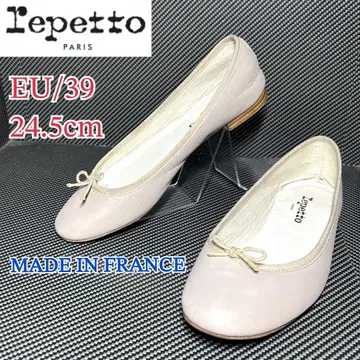 Repetto 발레 슈즈 상드 리옹 가죽 베이지 24.5cm