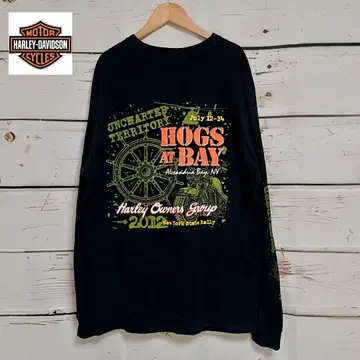 할리 오너스 클럽 [ 레어 ] 긴팔 티셔츠 블랙