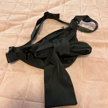 OUTDOOR PRODUCTS 별주 리본 웨이스트백 블랙 웨이스트 파우치