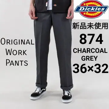 미사용 새상품 디키즈 874 워크 팬츠 W36 x L32 차콜 CH