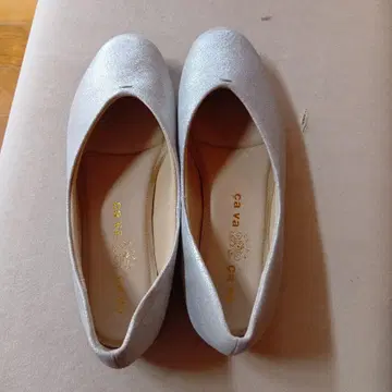 실버 글리터 펌프스 24.0cm