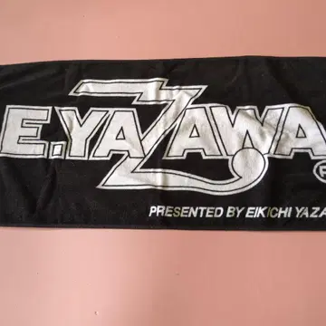 E.YAZAWA 페이스 타월 블랙