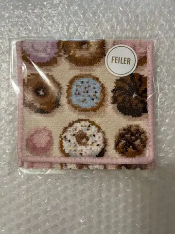 완판 새상품 페이러 모그모그 도넛 손수건 파우치