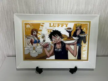 코코이치 오리지널 신작 사각 플레이트 (스탠드 포함) ONE PIECE