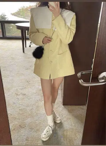 samoyed 트위드 자켓