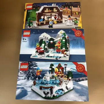 LEGO 겨울 크리에이터 세트 3종 세트