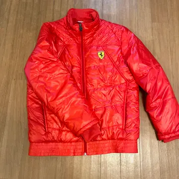Ferrari 빨간색 자켓 퀼팅
