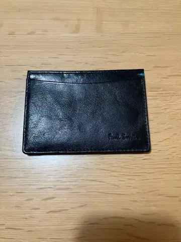폴스미스 패스 케이스 블랙 가죽