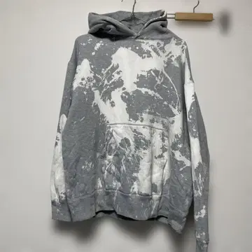 beams 스플래터 프린트 후드티 M 그레이