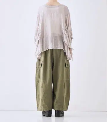 네스트로브 코튼 린넨 웨더 배럴 팬츠 nest robe
