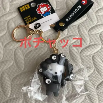오사카 간사이 엑스포 산리오 블랙 미야쿠미야쿠 포차코 블랙 키링
