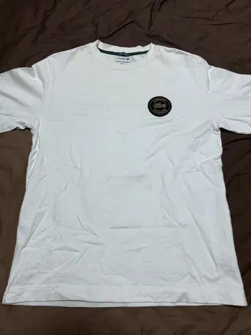 LACOSTE 익스클루시브 에디션 T셔츠 L 화이트