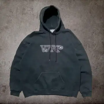 90s WHOEVER 후에버 3D풍 WPP 풀오버 후드티 XL