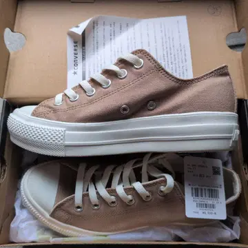 미사용 새상품 CONVERSE ALL STAR 베이지 스니커즈