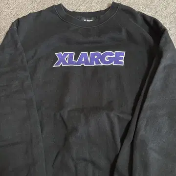 XLARGE 블랙 로고 트레이닝복