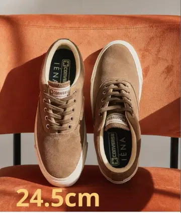 CONVERSE x 이에나 별주 브라운 스웨이드 스니커즈 미사용품