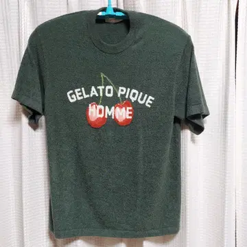 [ GELATO PIQUE HOMME ] 젤라또피케옴 반팔 T셔츠 체리