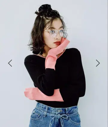 새상품 12게이지 배색 크루넥 풀오버 LEPSIM 렙심