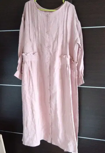 사만사 모스모스 타치카와 한정판 핑크 긴팔 티셔츠 원피스