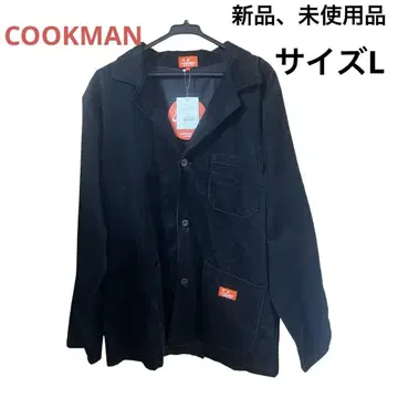 COOKMAN 라보 자켓 블랙 코듀로이 새상품 L