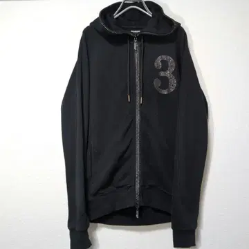 1PIU1UGUALE3 RELAX 후드티 블랙 XL 큐빅
