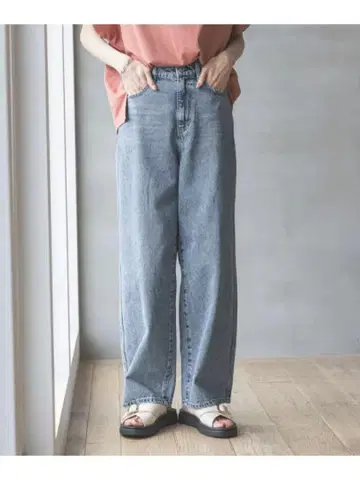 GOOD 데님 배기 팬츠 글로벌 워크