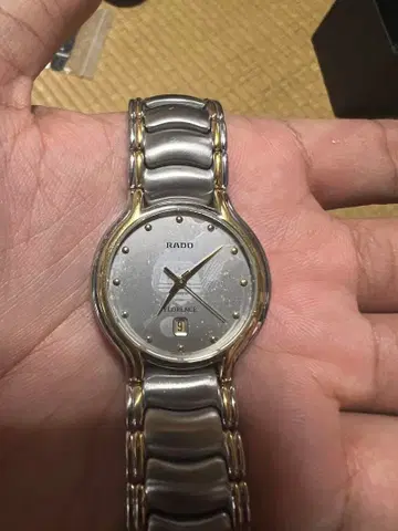 RADO 쿼츠 손목시계 실버 다이얼