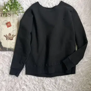 GARMENT DYE URAKE OVERSIZED SWEAT SHIRT