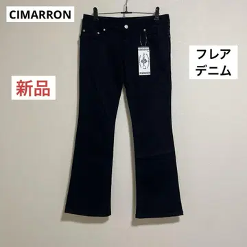 CIMARRON 시마론 플레어 데님 부츠컷 데님 블랙 30