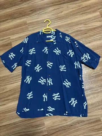 Sun Surf x BEAMS 알로하 셔츠 뉴욕 양키스 XXL